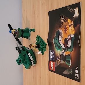 Lego Studios Jurassic Park "Spinosaurus Attack" 2001 complete w/instructions